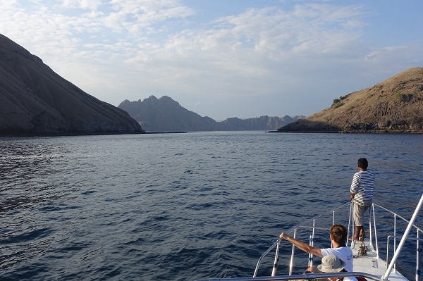 Cruising around Komodo National Park, Indonesia. Image courtesy of Mike Aquino