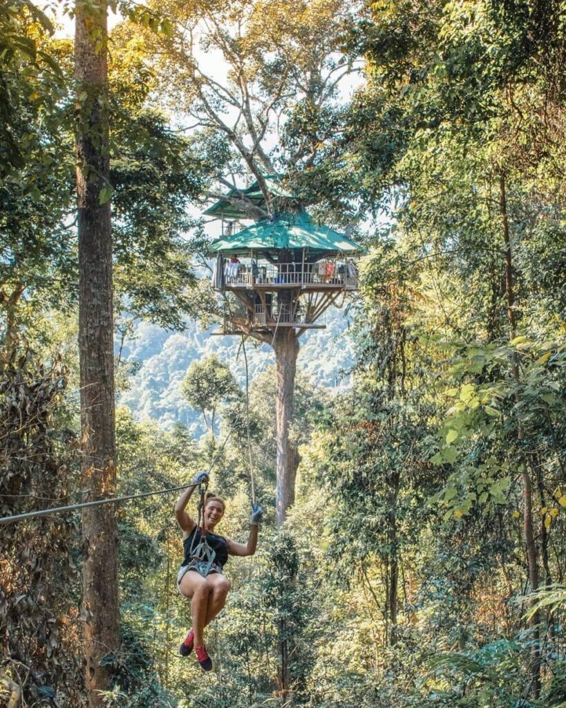 The Gibbon Experience, Laos / thegingerwanderlust / Instagram