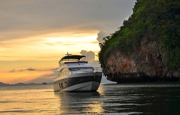 Yacht off Phuket, Thailand. Image © Tourism Authority of Thailand