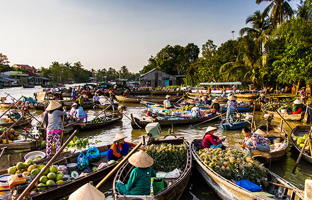 Cai Rang Floating Market