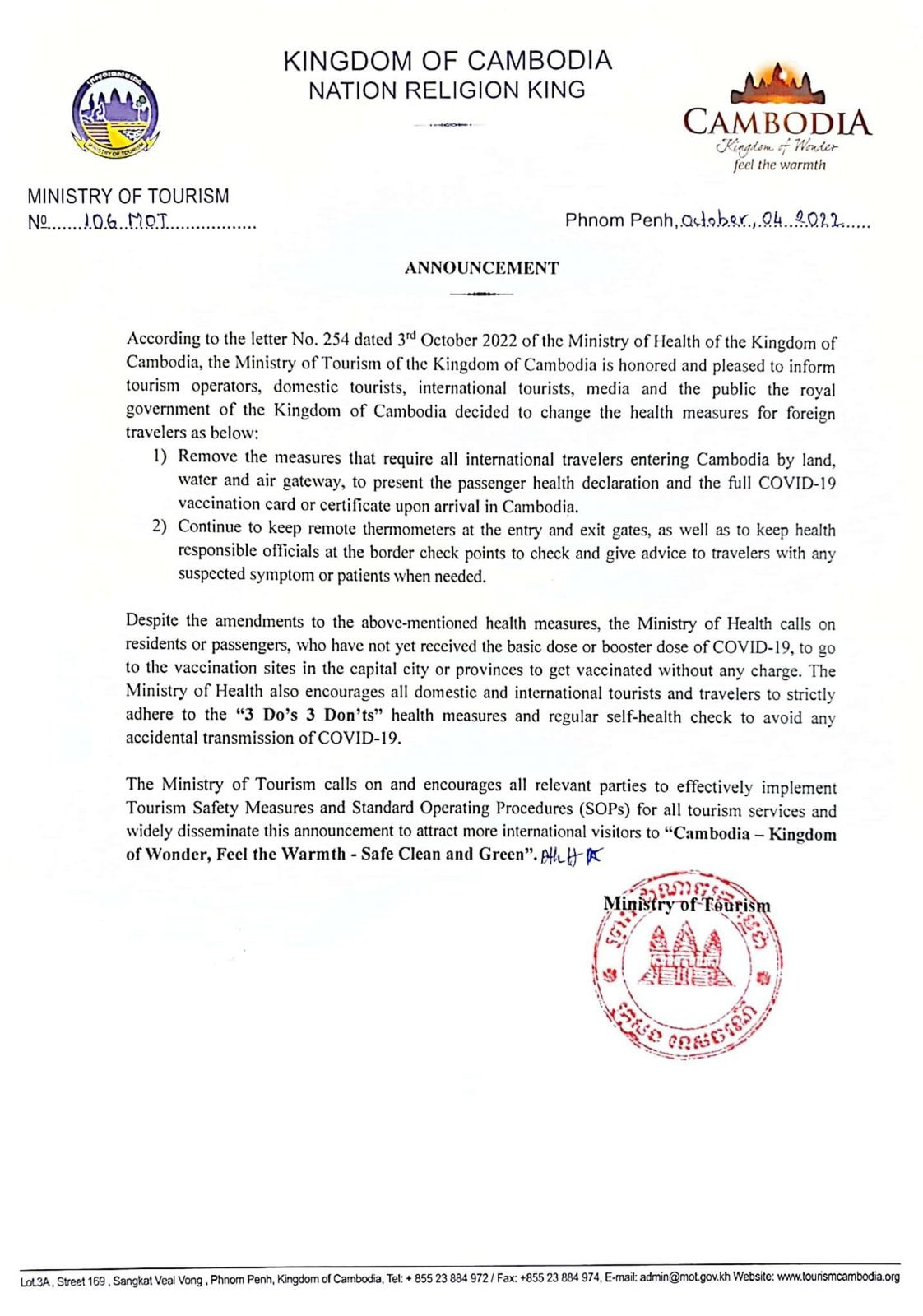 Kingdom Of Cambodia Country Announcement Southeast Asia Travel kingdom-of-cambodia-country-announcement-southeast-asia-travel
