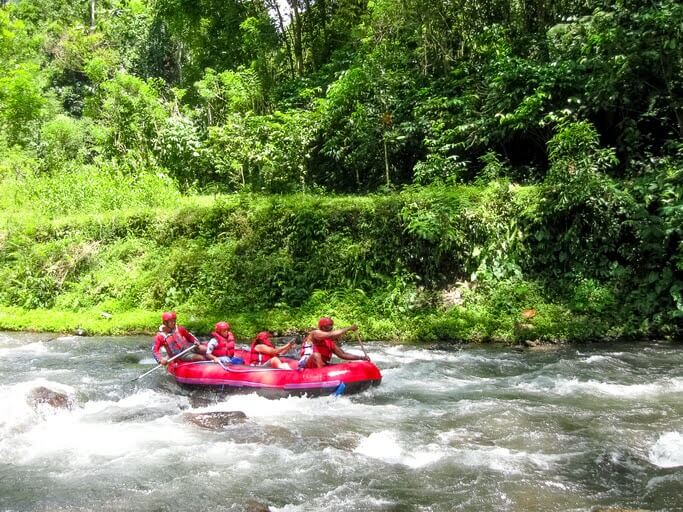 White Water Rafting at Ayung River