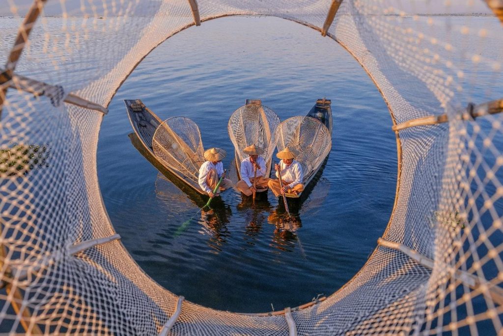 Inle Lake in Myanmar
